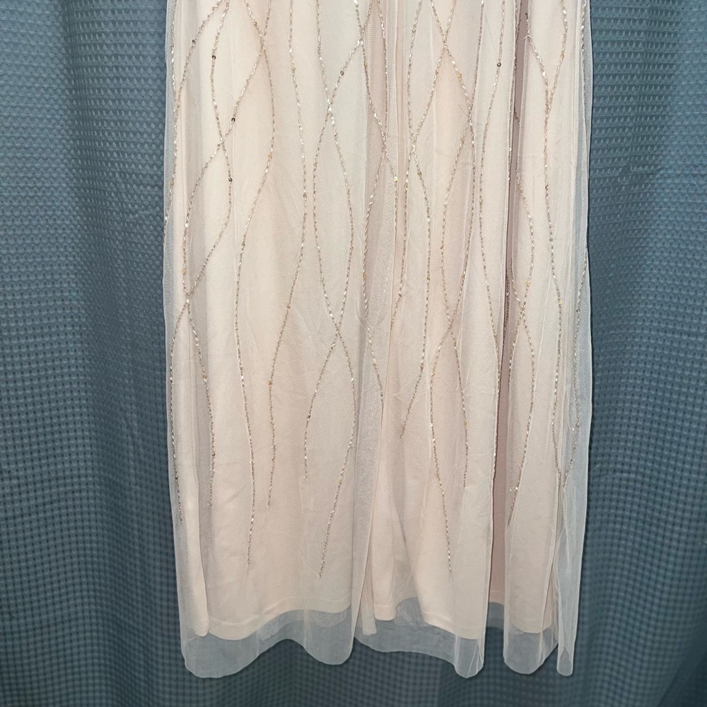 Adrianna Papell Blush Pink Gown - Picture 12 of 15